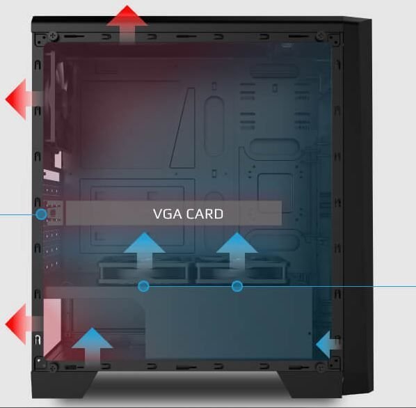Aerocool Cylon Case, Midi Tower - Thumbnail 19