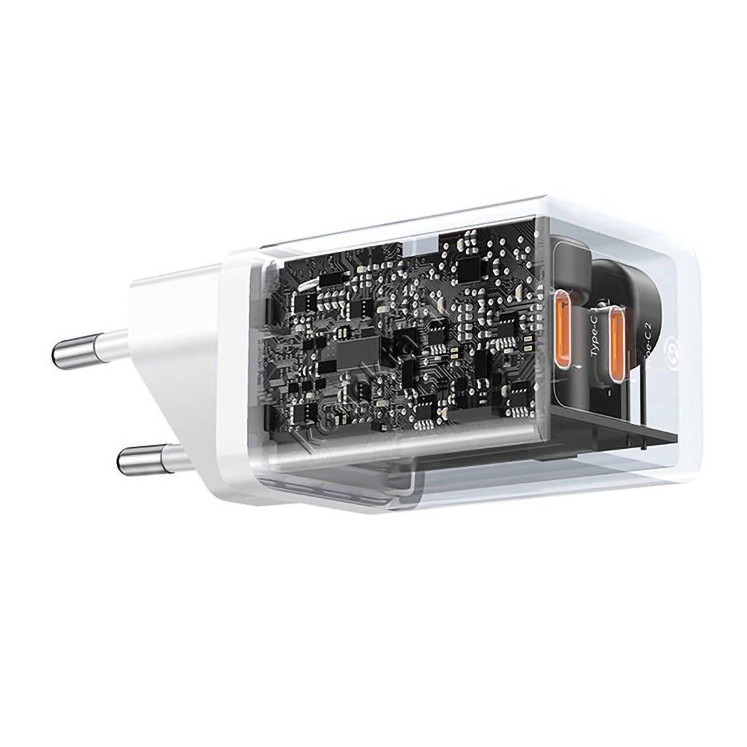 Baseus 40W Fast Charge Adapter, 2 Port Type-C - Thumbnail 14