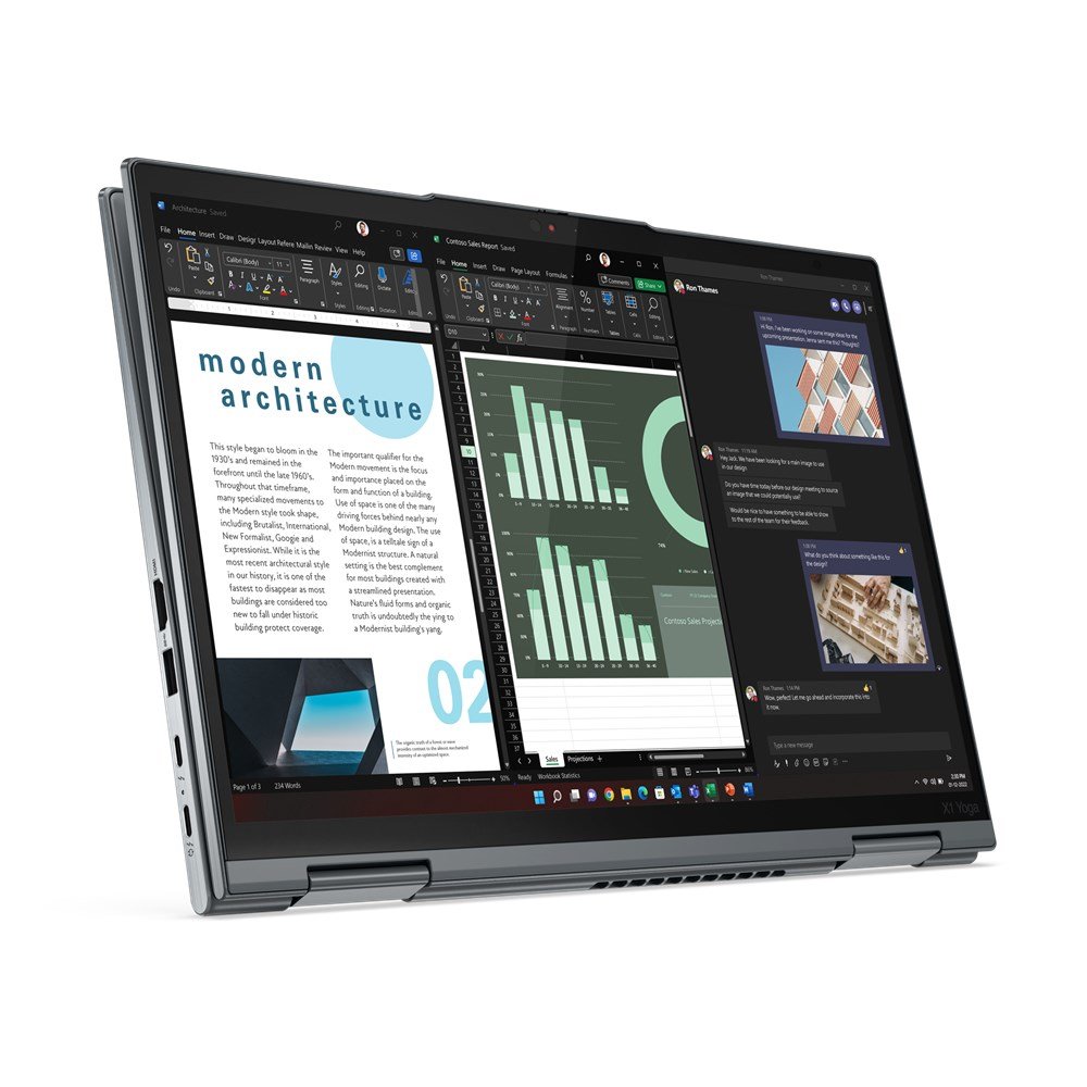Lenovo ThinkPad X1 Yoga Laptop, 14", Intel® Core™ i7 i7-1365U, Hybrid (2-in-1), Touchscreen WUXGA, 32 GB LPDDR5-SDRAM, 512 GB SSD, I Hirtë - Thumbnail 4