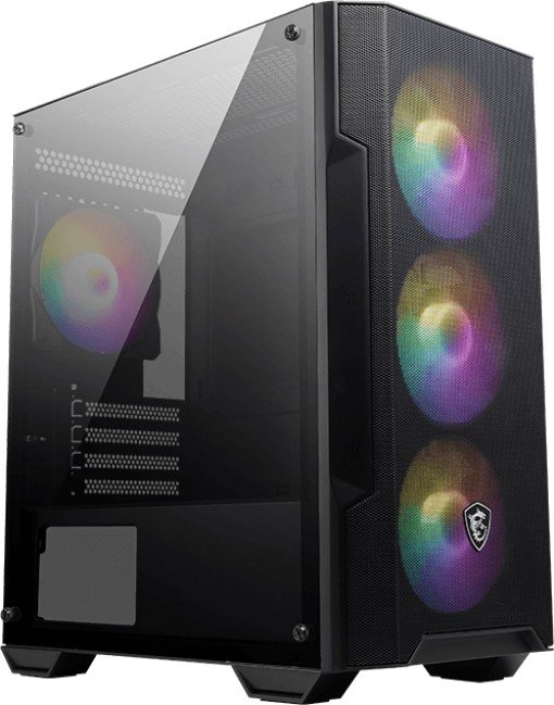 MSI MAG Forge M100A Case, Black - Image 1