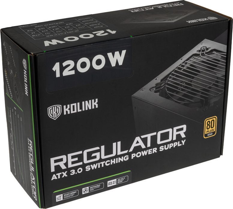 Kolink Regulator KL-R1200FG Power Supply, 1200W, ATX 3.0 - Thumbnail 8