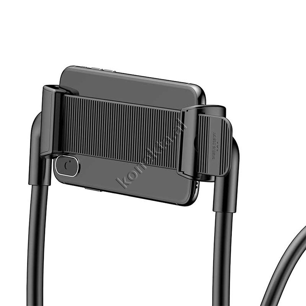 Baseus Neck-mounted Phone and Tablet Holder, Black / White, Fits 4 to 10 inch Devices - Thumbnail 13
