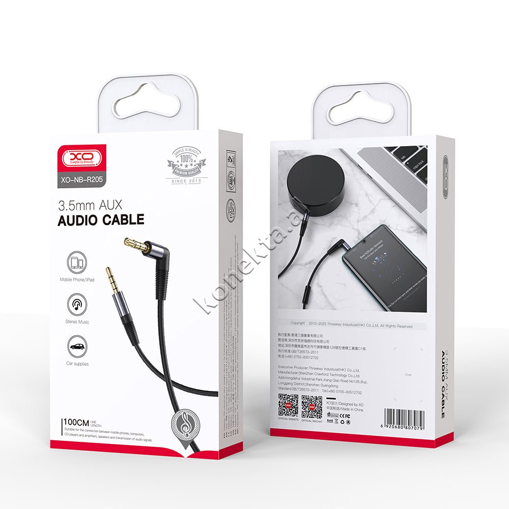 XO AUX Cable 1m 3.5mm - Thumbnail 2
