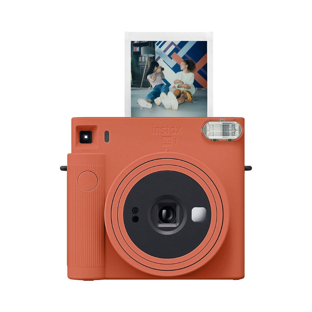 Fujifilm Instax Square SQ1 Instant Camera, Terracotta Orange - Image 1