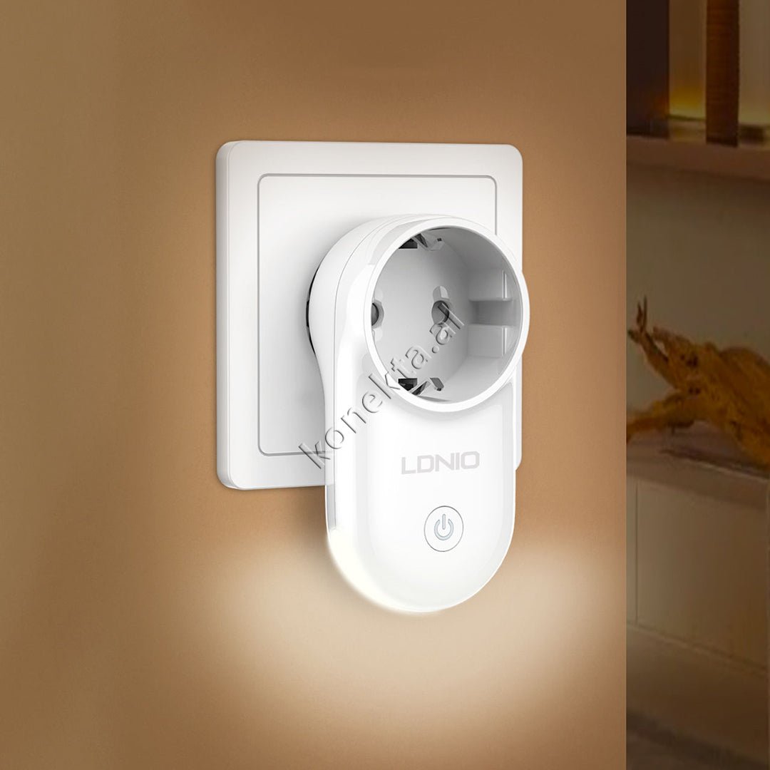LDNIO Prize Inteligjente 2500W Dhe Dritë Nate LED Me Kontroll Nga Telefoni Nepermjet Internetit - Image 1