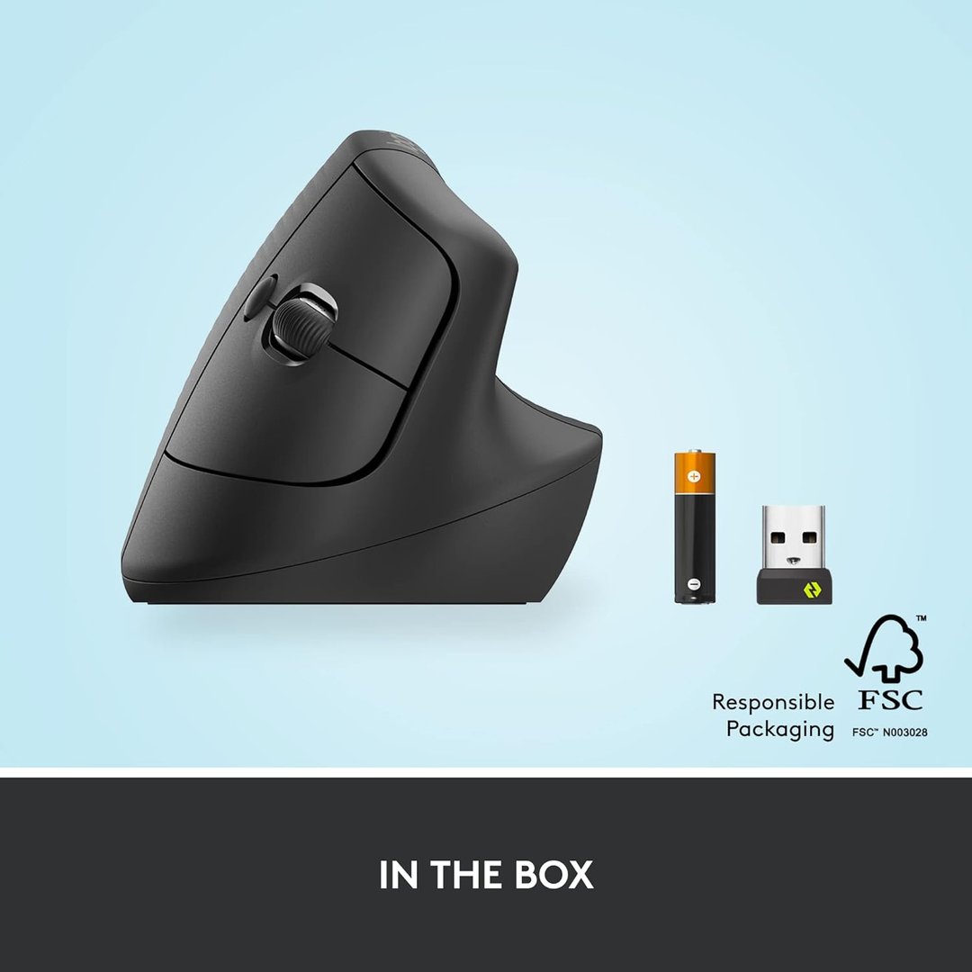 Logitech Lift Mouse Vertical Ergonomic - Thumbnail 3