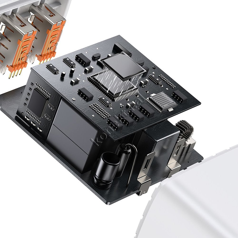 Baseus Fast Charge 30W Charger, 3 Ports - Thumbnail 21