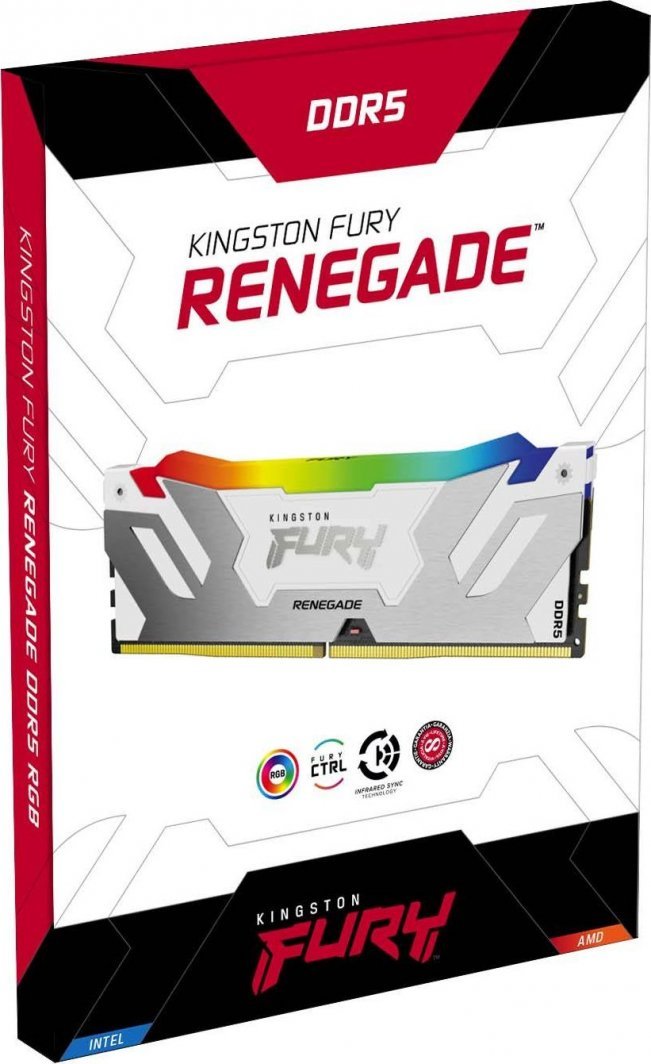 Kingston Fury Renegade RGB Memory, DDR5, 16 GB, 6400 MHz, CL32 - Thumbnail 3