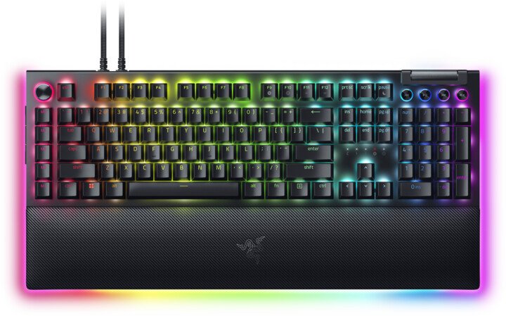 Razer BlackWidow V4 Pro Keyboard, Razer Yellow, US, Black - Image 1