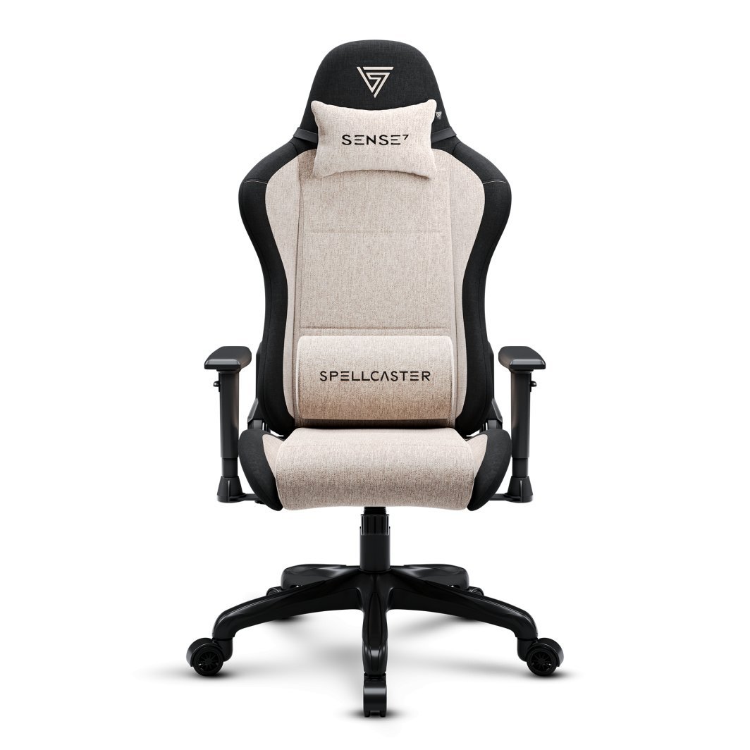 SENSE7 Spellcaster FUKU Chair, Beige/Black - Thumbnail 2