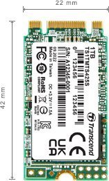 Transcend 425S SSD, 1TB, M.2 2242 SATA III - Thumbnail 2