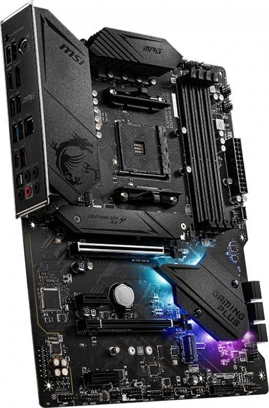 MSI MPG B550 GAMING PLUS Motherboard, 128 GB, DDR4, Black - Thumbnail 4