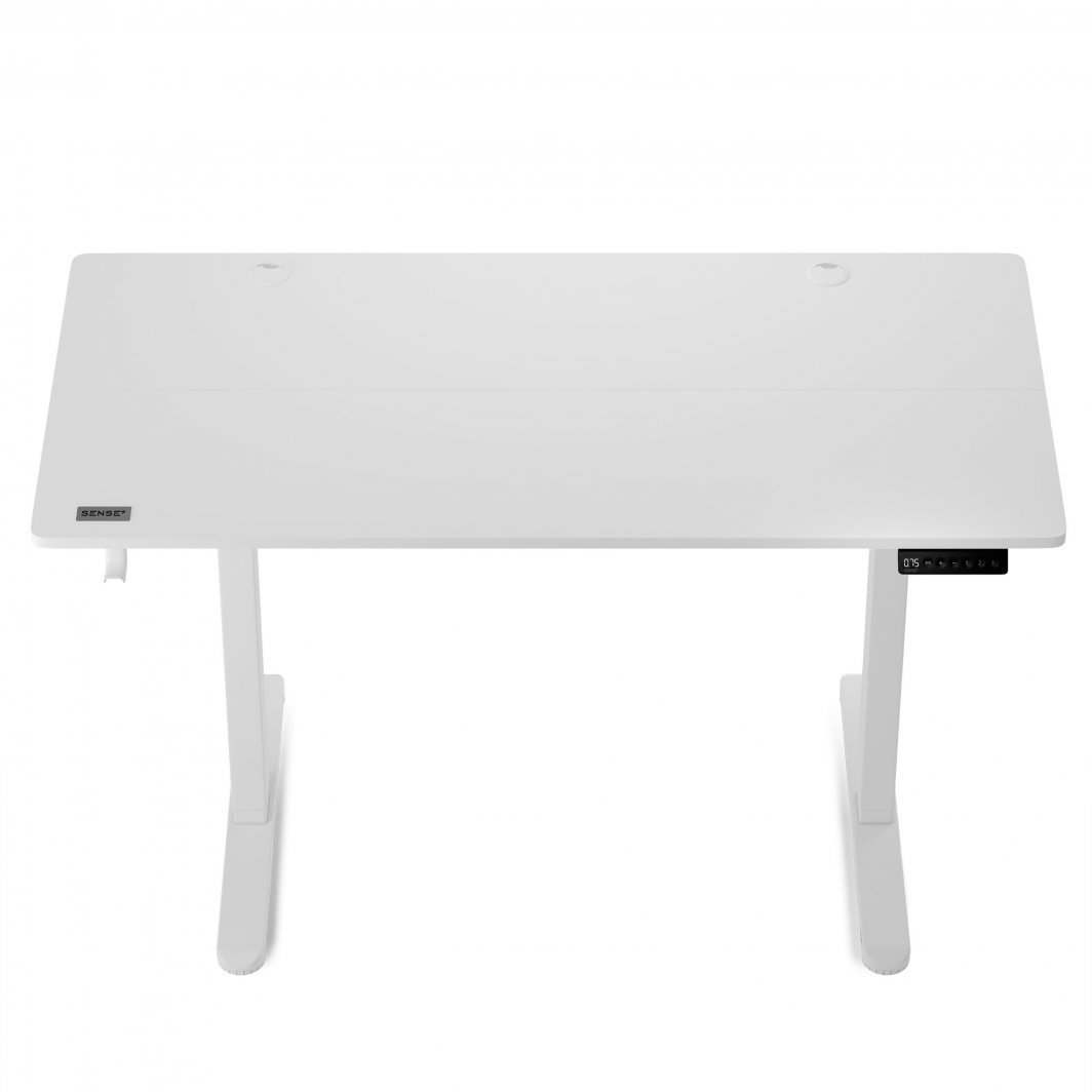 SENSE7 Nojo Electric Table, 120cm x 60cm, White - Thumbnail 6