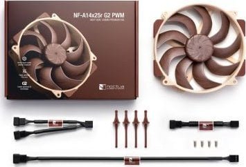 Noctua NF-A14x25r G2 PWM Fan, 140 mm - Thumbnail 4