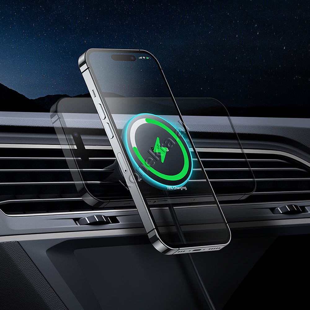 Baseus Car Phone Holder with Wireless Charging and USB Port - Thumbnail 15