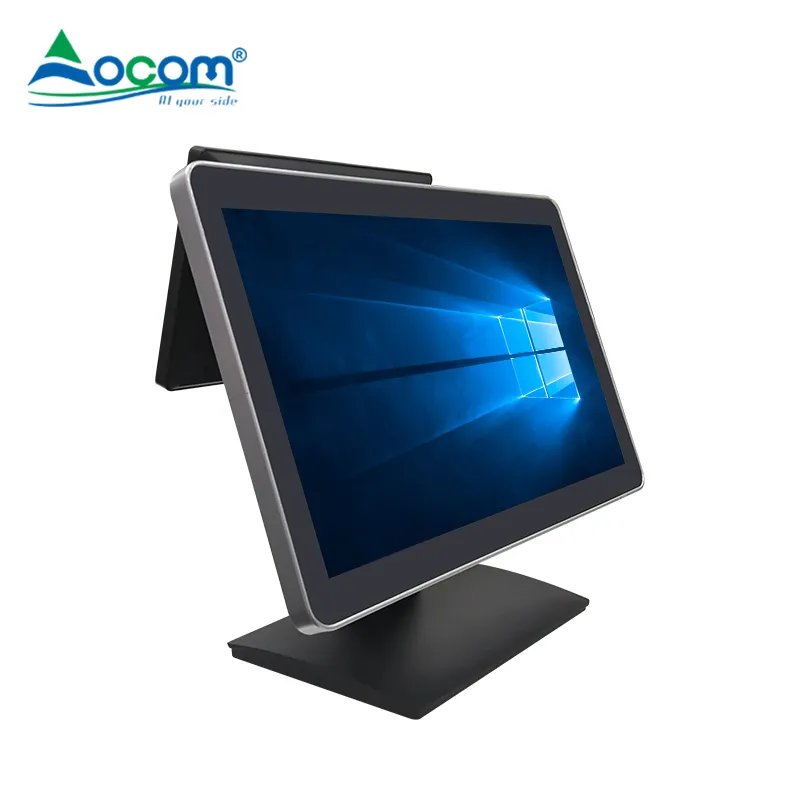 POS OCOM POS-1801-D All in One PC, 18.5" Touchscreen + 11.6" Display, 8GB RAM, 128GB SSD - Thumbnail 2