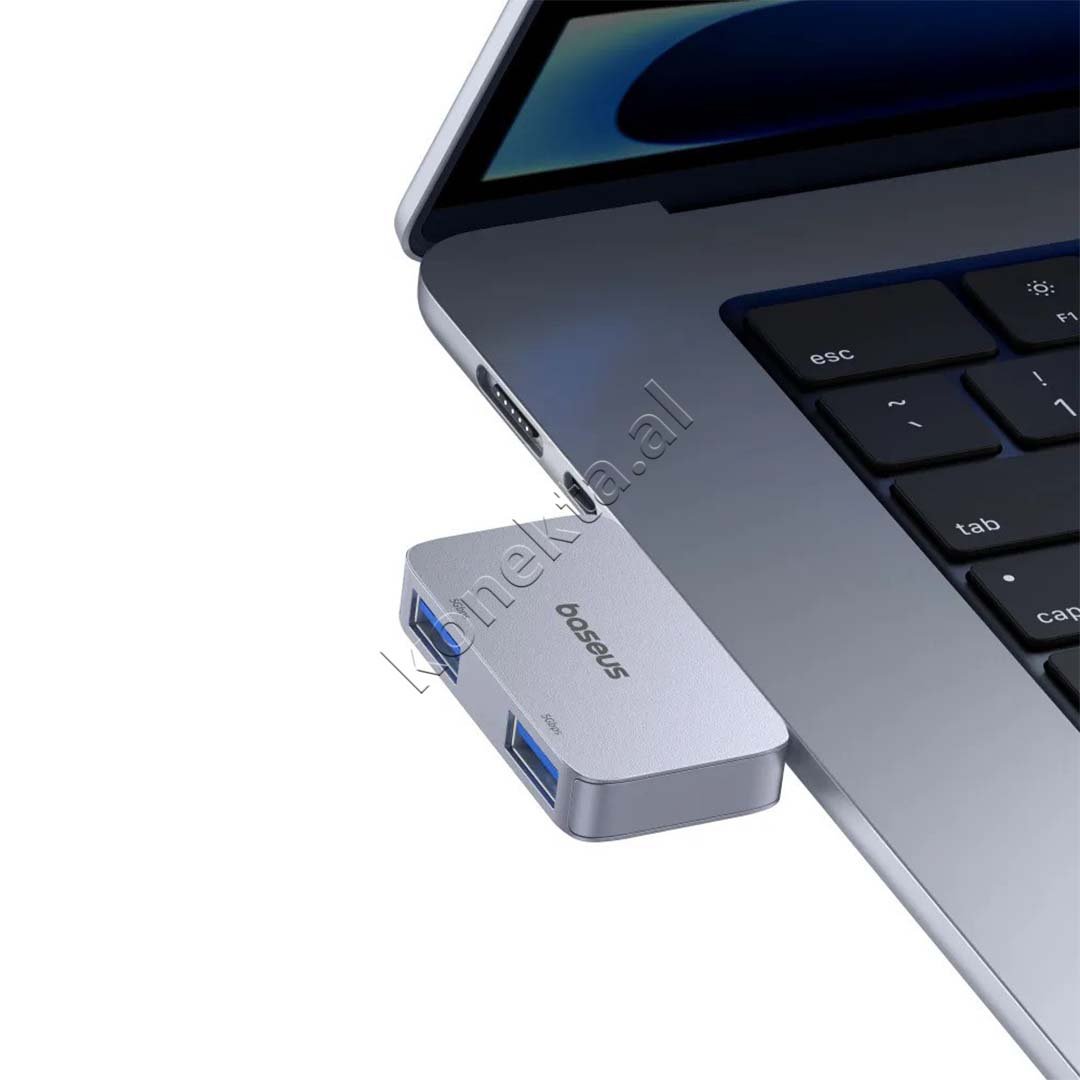 Baseus USB Hub, 2 USB 3.0 Ports and 1 USB-C Port - Thumbnail 3