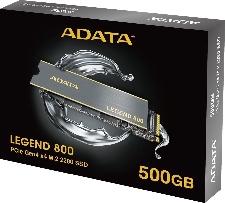 ADATA Legend 800 SSD, 500GB, M.2 2280 PCI-E x4 Gen4 NVMe - Thumbnail 7