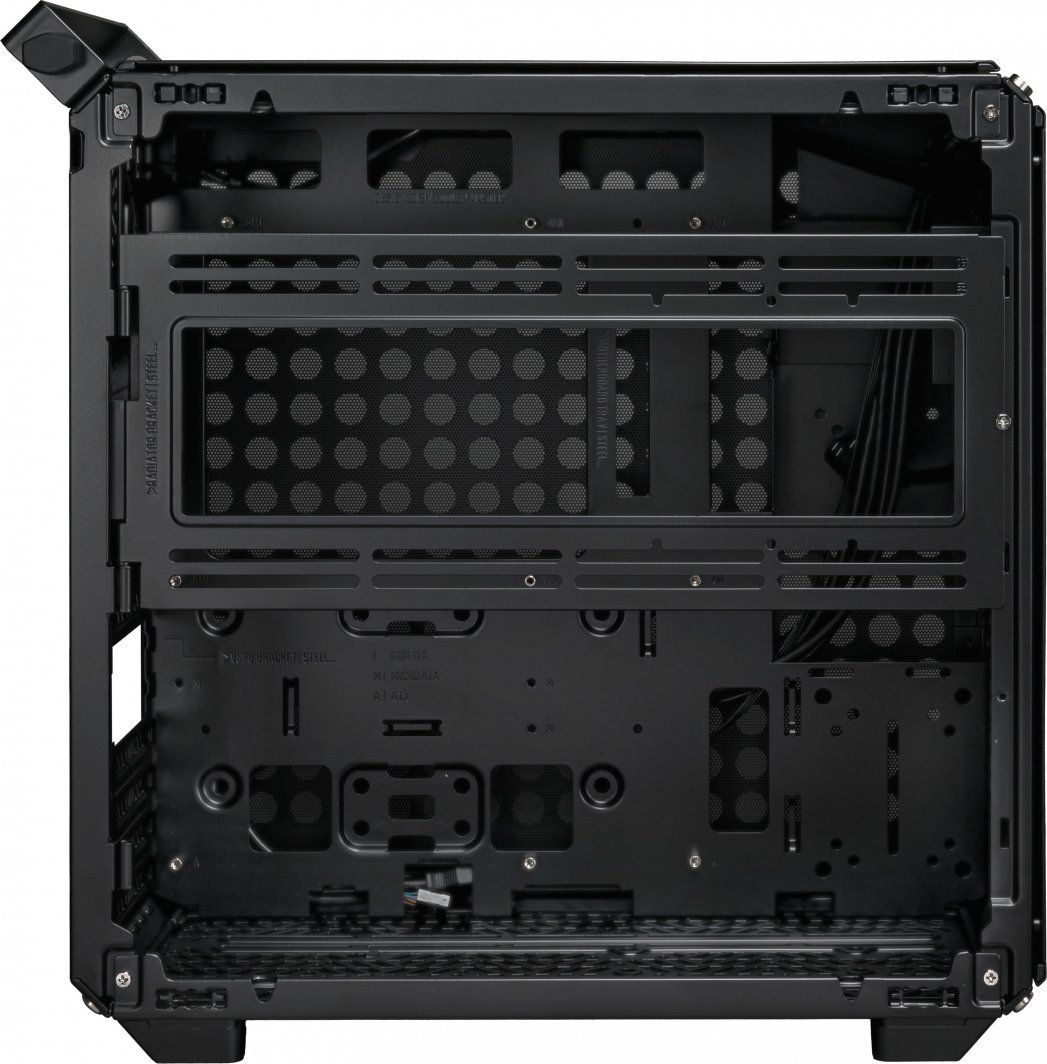 Cooler Master Qube 500 Flatpack Case, Black, Midi Tower - Thumbnail 3