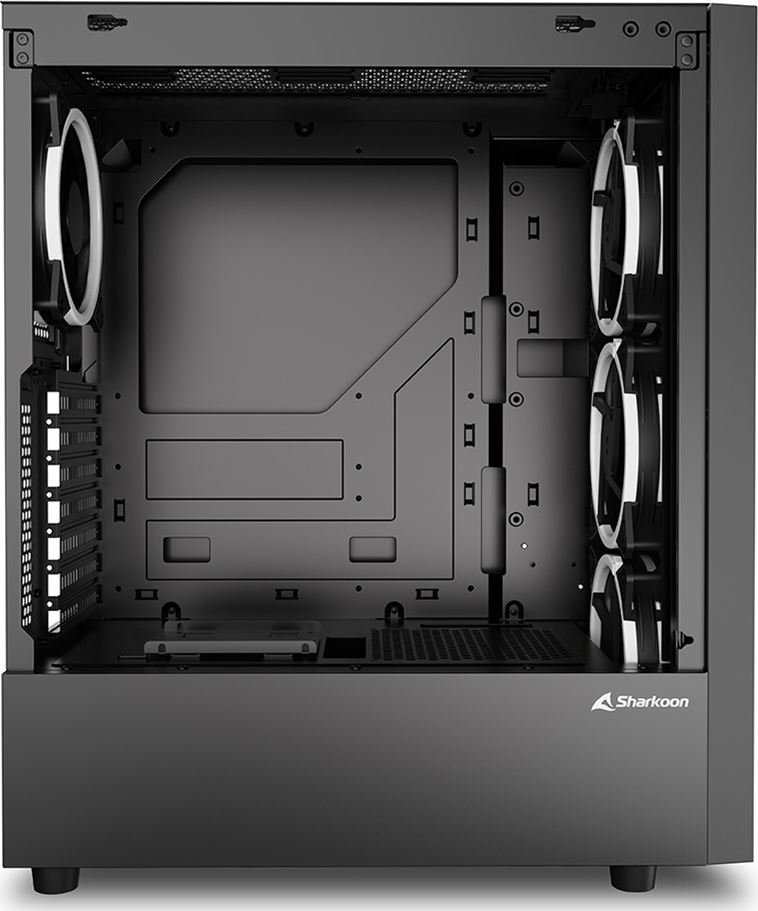Sharkoon Wave ARGB Case, Midi Tower - Thumbnail 5