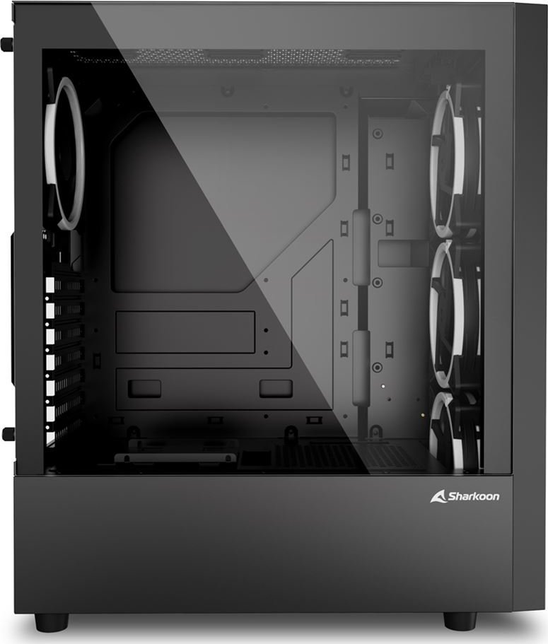 Sharkoon Wave ARGB Case, Midi Tower - Thumbnail 4
