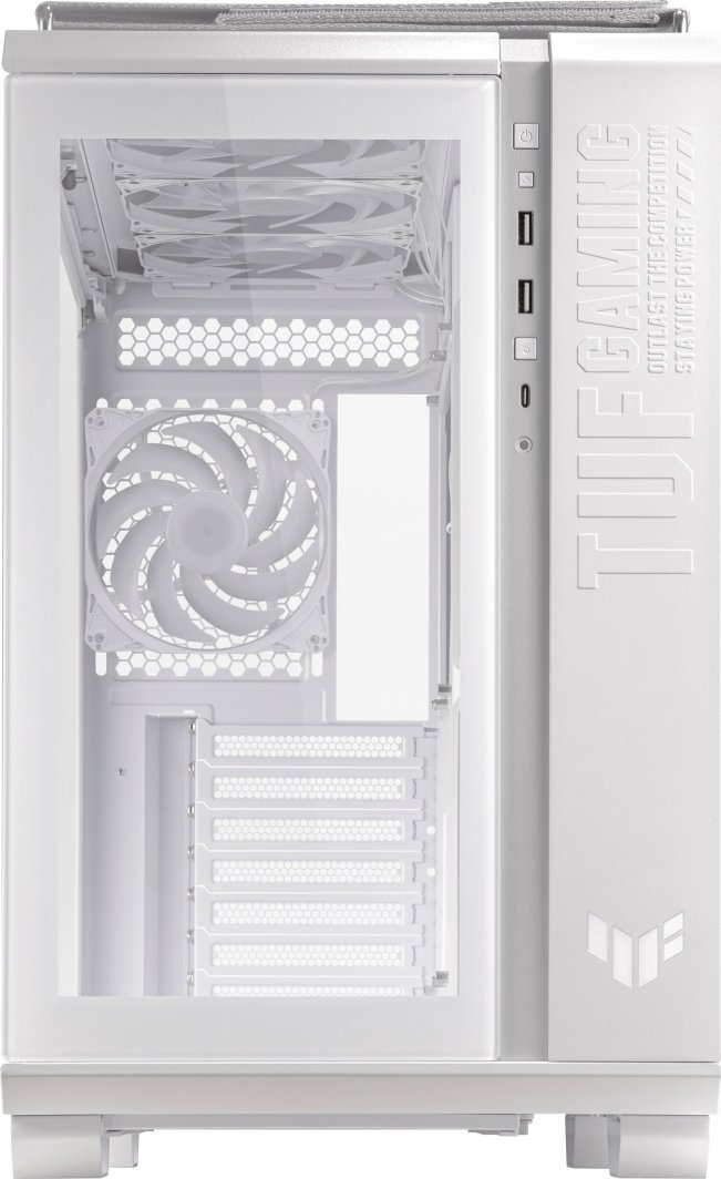 Asus TUF Gaming GT502 PLUS TG ARGB Case, White, Midi Tower - Thumbnail 10