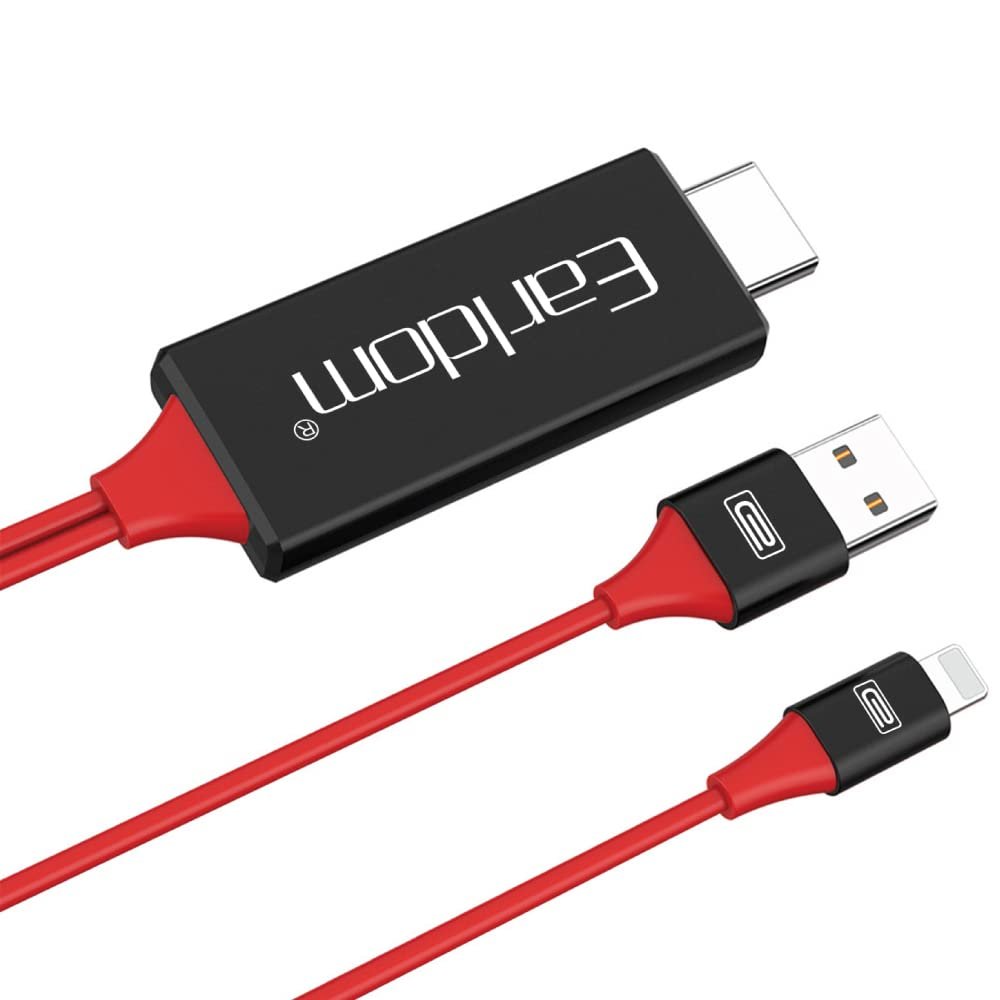 Earldom W5 Cable, HDMI / Lightning, 2 meters - Thumbnail 2