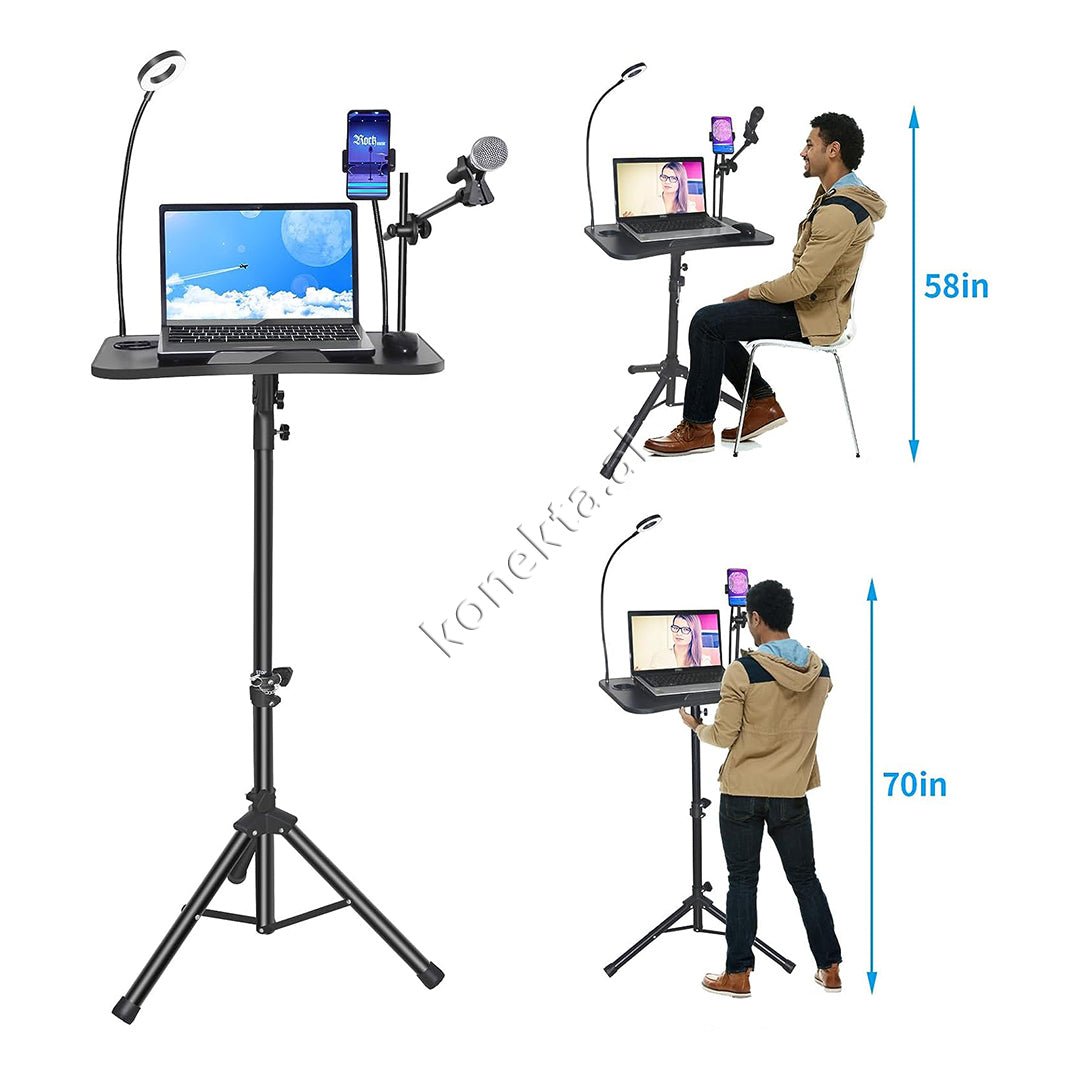 tjetertjeter Trekembesh Tripod Me Mbajtese Per Laptop - Thumbnail 12