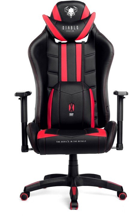 Diablo Chairs X-Ray Chair, Black / Red - Image 1