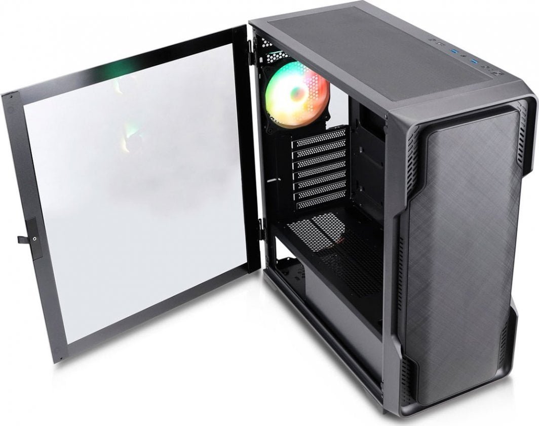 Nanoxia Deep Silence 9 ARGB Case, Black, Midi Tower - Image 1