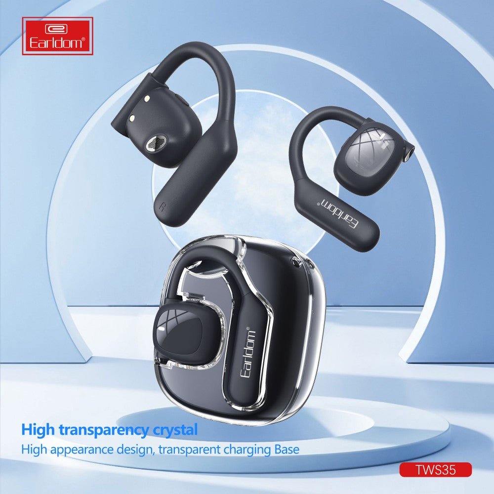 Earldom TWS35 Wireless Earbuds, Black - Thumbnail 3