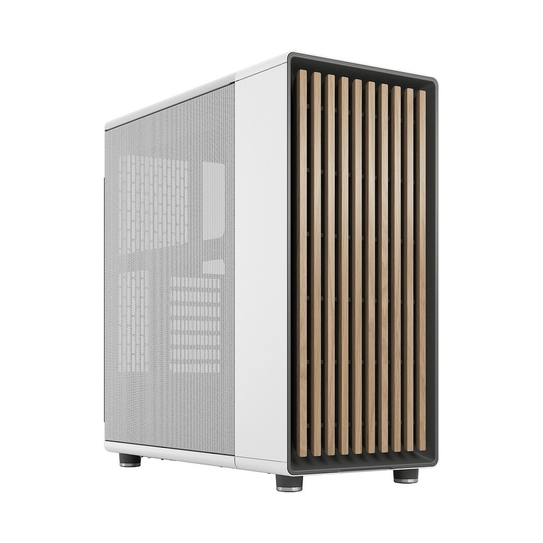 Fractal Design North Chalk Case, White, Mid tower - Image 1