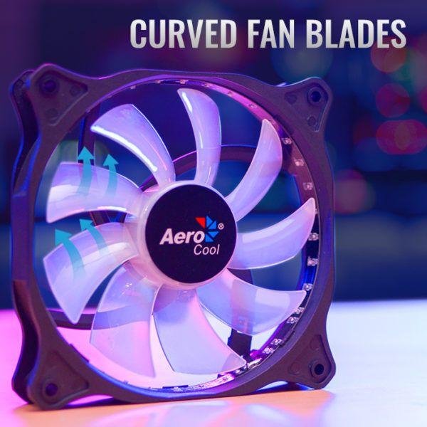Aerocool Cosmo 12 FRGB Fan, 120 mm - Thumbnail 4