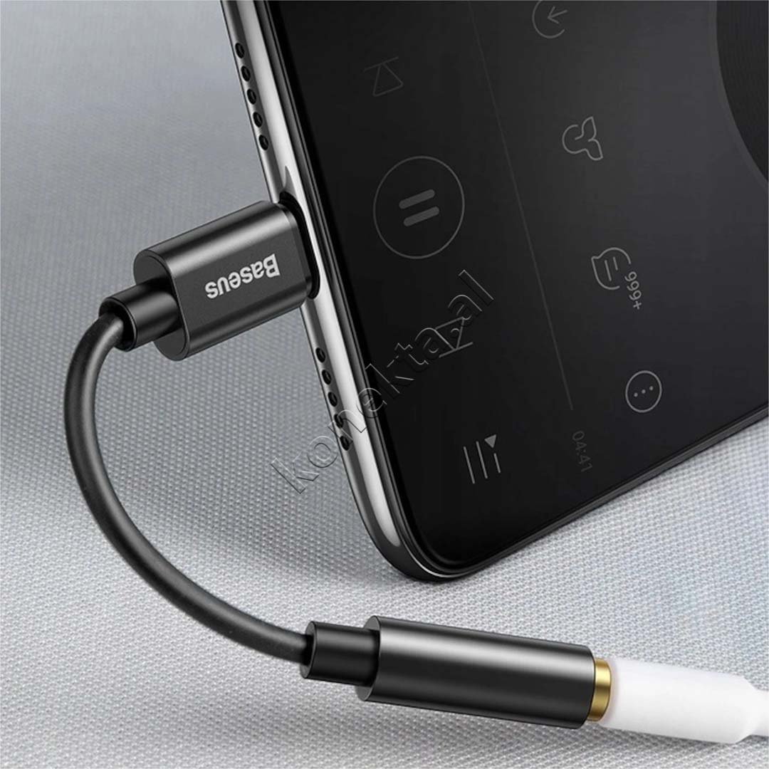 Baseus Type-C to AUX Female Adapter, Black - Thumbnail 7
