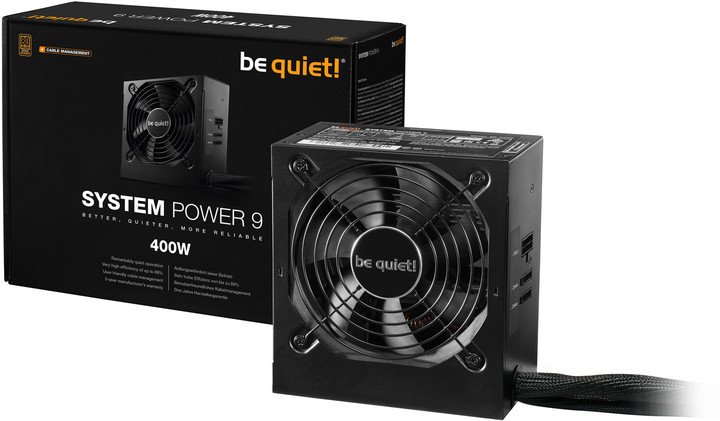 Be quiet! System Power 9 BN300 Power Supply, 400W - Thumbnail 3