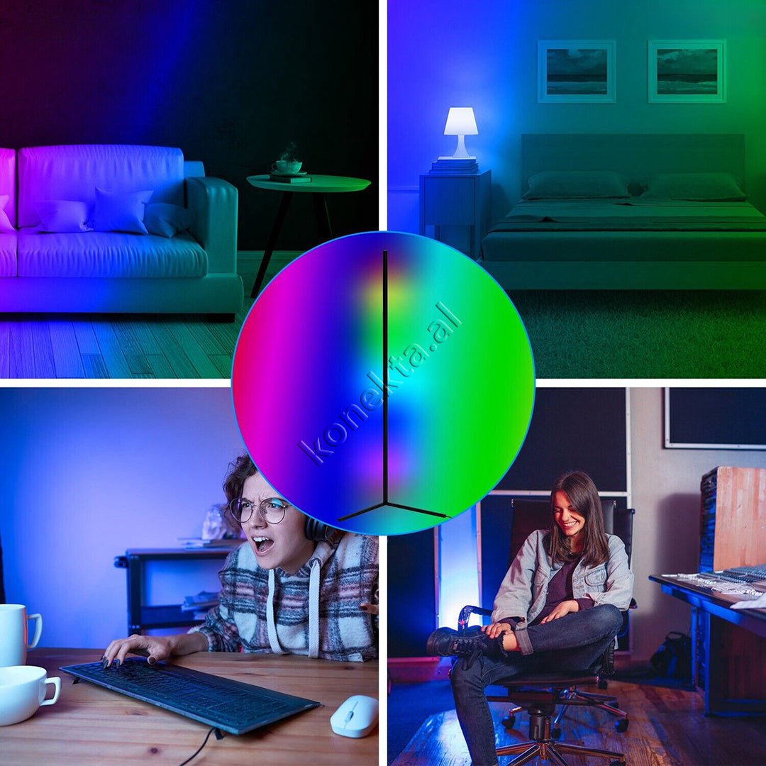 tjetertjeter Drite LED RGB Per Zbukurimin e Ambientit - Thumbnail 22