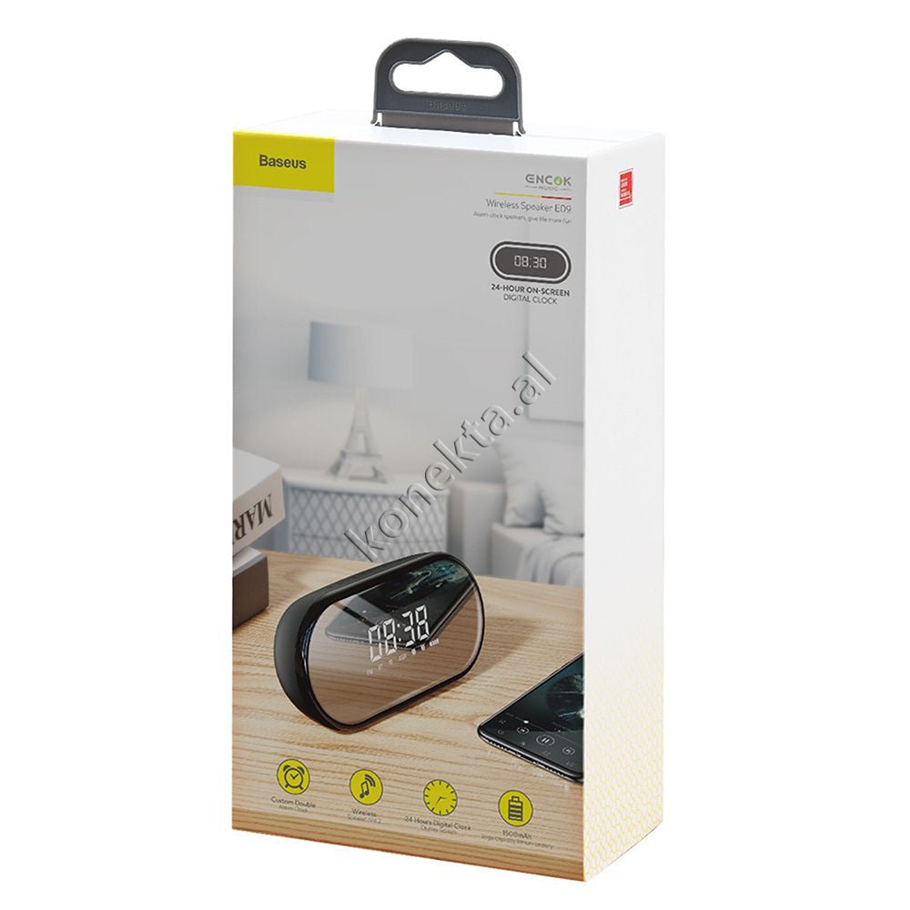 Baseus Bluetooth Speaker, White / Black - Thumbnail 2