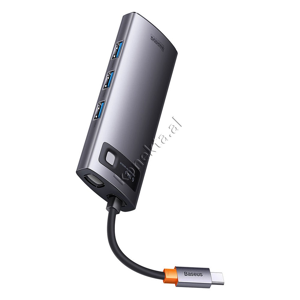 Baseus Adaptor HUB Me Shumë Porta 6 në 1 - Thumbnail 5