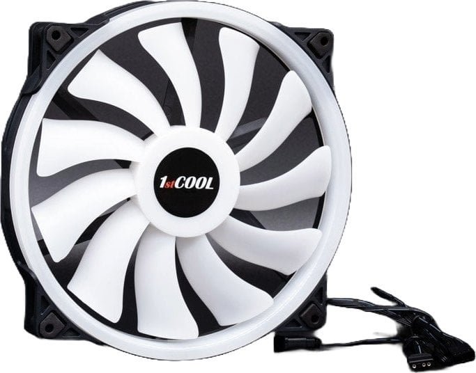 1stCOOL AURA EVO F20 ARGB Cooler, 200 mm - Image 1