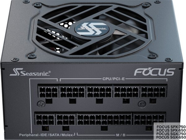 SeaSonic Focus SGX 2021 FOCUS-SGX-750 Power Supply, 750W - Thumbnail 2