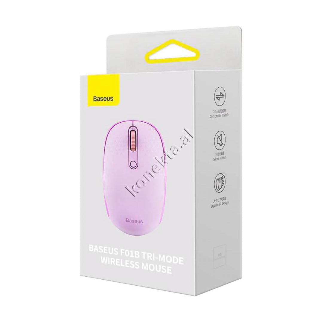 Baseus Wireless Mouse, Pink / Purple - Thumbnail 14