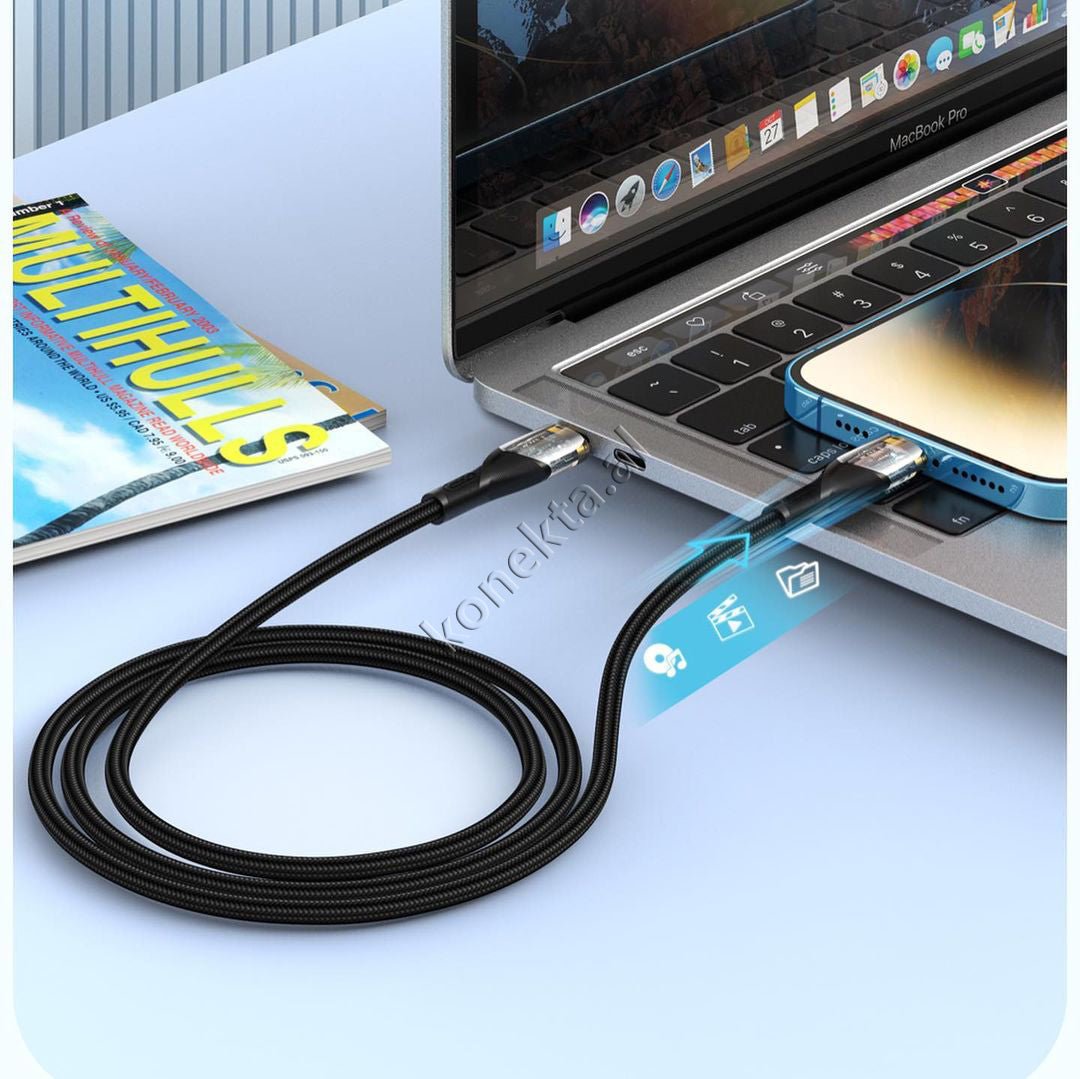 XO Type-C to Lightning Charging Cable, 27W, 1m - Thumbnail 2