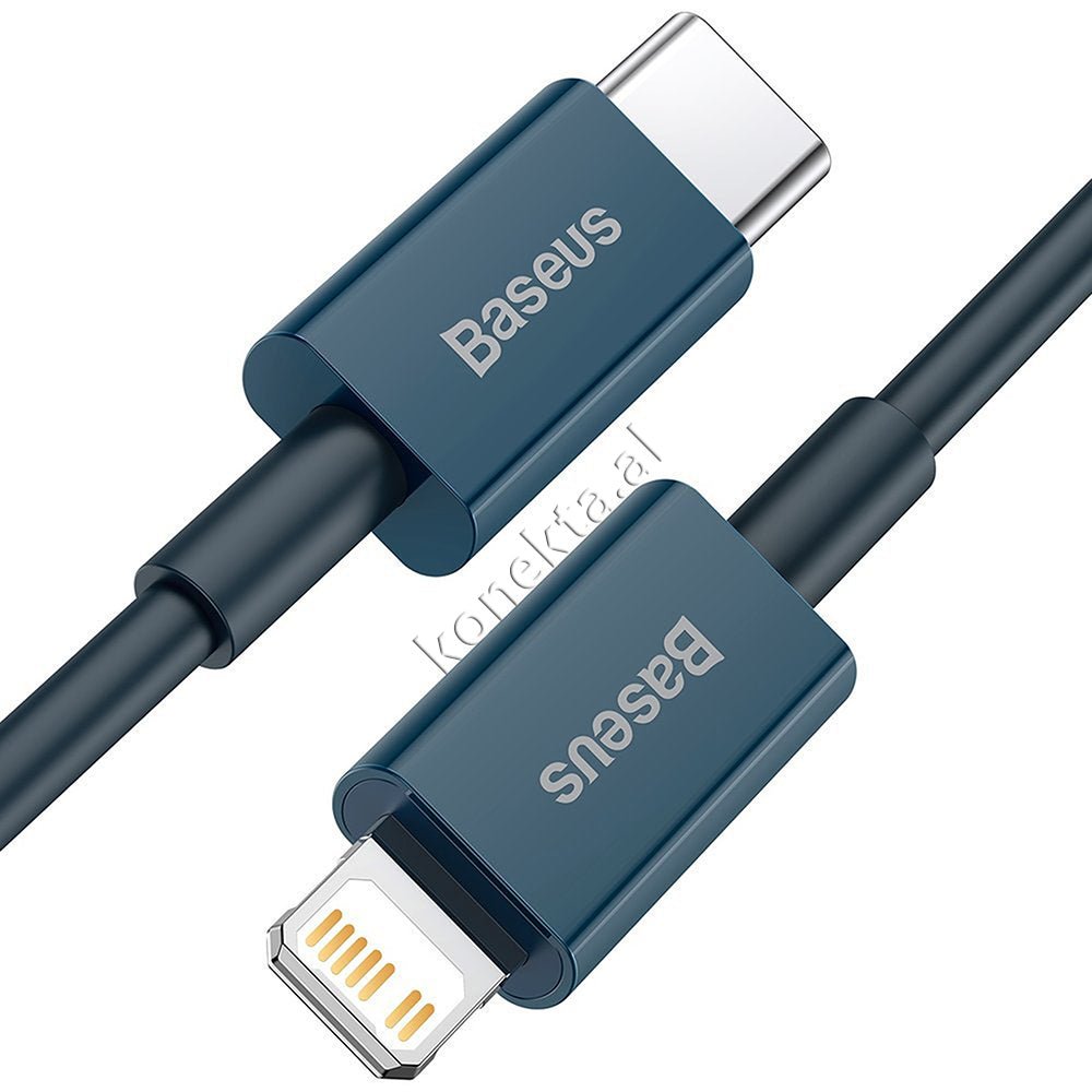 Baseus Lightning to Type-C Charging Cable, 20W, 1m - Thumbnail 3