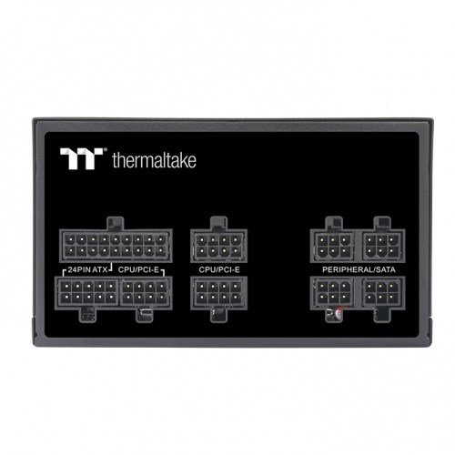 Thermaltake Toughpower Power Supply, 650W, 80 PLUS Gold, Black - Thumbnail 3