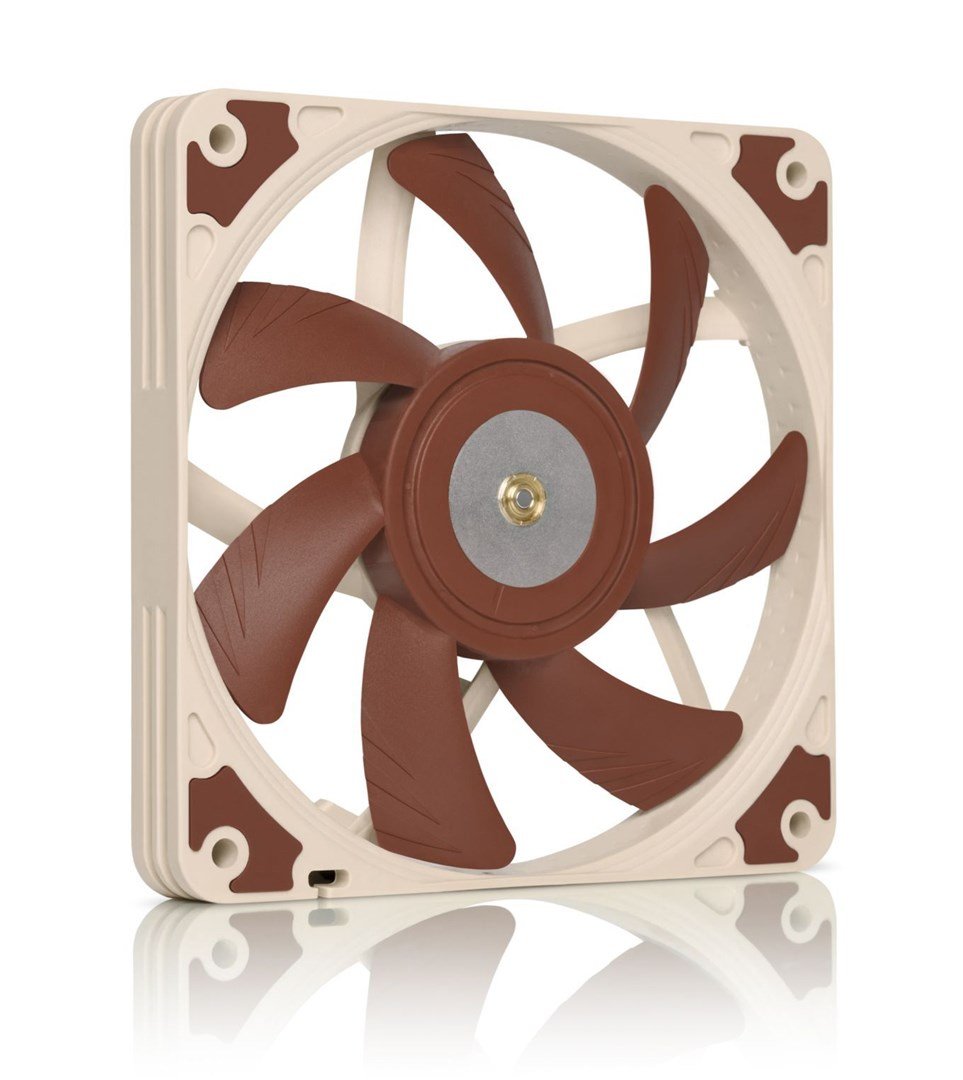Noctua NF-A12x15 FLX Fan, 12 cm, Bronze / Beige - Image 1