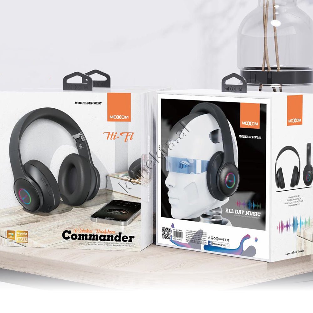 MOXOM Bluetooth Headphones, Bluetooth V5.3 - Thumbnail 6