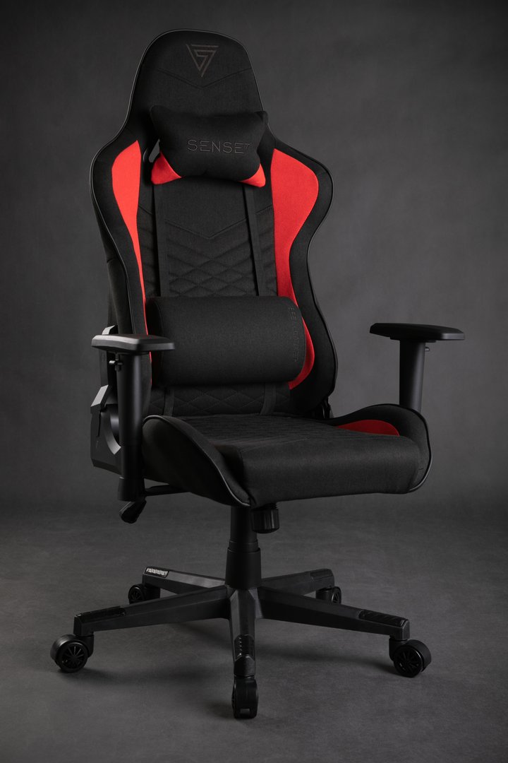 SENSE7 Spellcaster Gaming Chair, Black/Red - Thumbnail 9