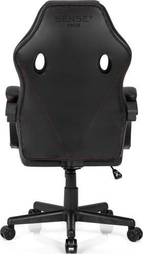 SENSE7 Prism Gaming Chair, Black/Red - Thumbnail 4