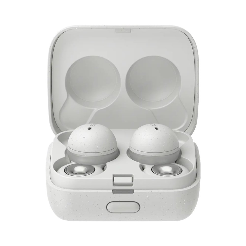 Sony WF-L900 LinkBuds Earbuds, White - Image 1