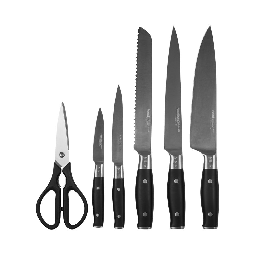 Ninja Foodi StaySharp Knife Block with Integrated Sharpener 6-Piece Set - Thumbnail 2